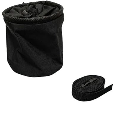 Bolsas De Tiza para Escalada Bolsa de Polvo de magnesio Bolsa de Polvo for Atletas de Escalada en Roca Accesorios for pabellones Deportivos Magnesera De Escalada(Black)