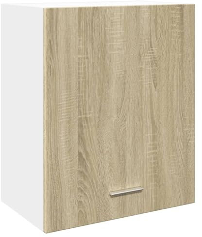 vidaXL Wandschrank Lyon Sonoma-Eiche 50x31x60 cm Holzwerkstoff