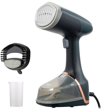 Steam&Go Plancha Vapor Vertical 2000W con Depósito 260ml | Rápido Calentamiento y Vapor Potente | Portátil para Hogar, Viaje y Oficina | Elimina Arrugas al Instante