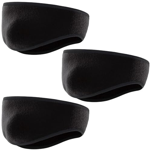 Aililong Bandeau pour Femmes Set de 3 – Bandeau de Sport avec Protection auditive, élastique Coupe-Vent, pour la Course à Pied et Le vélo, Compatible avec Un Casque