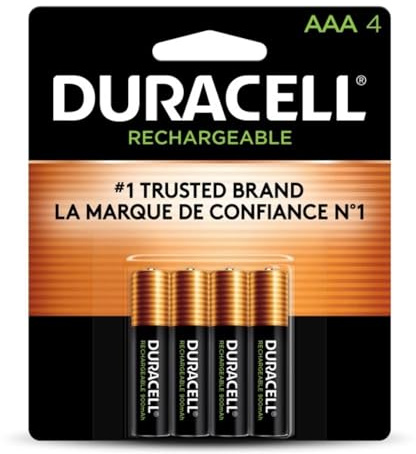 Duracell Precharged Recharg. Battery,AAA (Pack of 2)