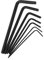 SKYPRO 7Pcs/Set Mini Micro Hexagon Hex Allen Key Set Wrench Screwdriver Tool Kit 0.7mm-3mm