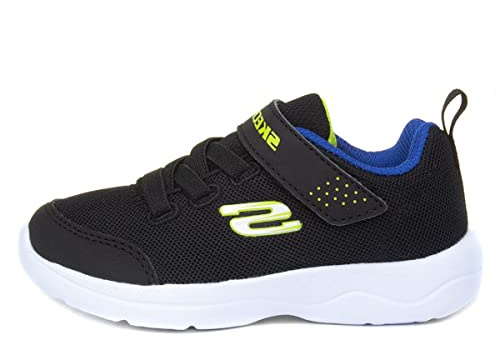 Skechers Garçon Skech-stepz 2.0 Mini Wanderer Basket, Noir, 22 EU
