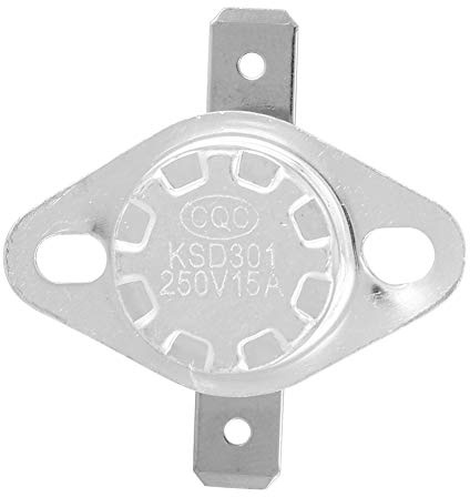 5 st Termostatbrytare KSD301 Temperaturreglerare Normalt Stängd 15A (85°C)