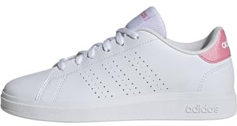 Adidas Unisex - Bambini e Ragazzi Advantage Base 2.0 Shoes Junior, Cloud White/Bliss Pink/Core Black, 40 EU