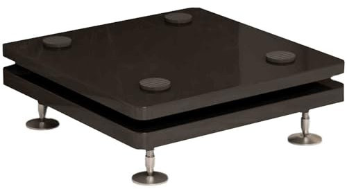 Piedi di smorzamento delle vibrazioni del vassoio dell'altoparlante multifunzionale cuscinetti di smorzamento delle vibrazioni del subwoofer stereo doppio supporto audio per proteggere l'apparecchiatu