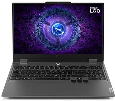 Lenovo LOQ | 15 inch Full HD Gaming Laptop | Intel Core i5-12450HX | 16GB RAM | 512GB SSD | NVIDIA GeForce RTX 4050 | Windows 11 Home | Luna Grey