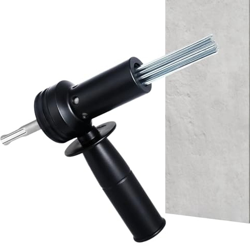Adaptador escalador de agujas de eléctrico, adaptador resistente de 18 agujas, limpiador de óxido de hormigón, para perforación de azulejos, texturización del hogar, construcción, pisos