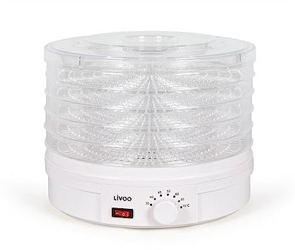 Domoclip deshidratador de frutas y verduras de 5 bandejas de 245w dom202