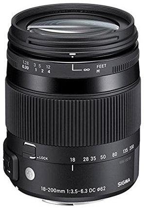Sigma 18-200mm f/3.5-6.3 DC Macro OS HSM - Contemporary - lens for Canon