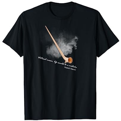 Alphorn Almhorn Alpenhorn Geschenk T-Shirt