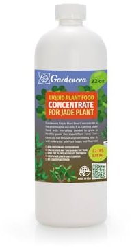 Gardenera Plant Growth Superfood for Jade Plant with 18 Essential Vitamins & Minerals - Organic Plant Food Fertilizer - Micro-Fungi and Bio-Organisms for Jade Plant Care & Growth Enhancement - 32oz