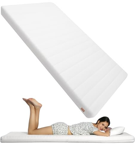 Bella Toys&More Colchón de espuma fría HR+ de 80 x 180 cm, 14 cm de altura, antialérgico y lavable, para bebés, niños pequeños, preescolares, dureza media, ligero y duradero, transpirable y ergonómico
