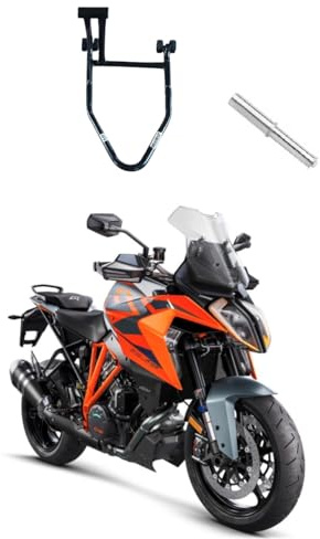 Cavalletto alzamoto alza moto compatibile con KTM 1290 1390 Super Duke GT R per alzare sollevare ruota gomma cerchio posteriore mono braccio completo di perno pin dietro 2024 2025 2026 24 25 26