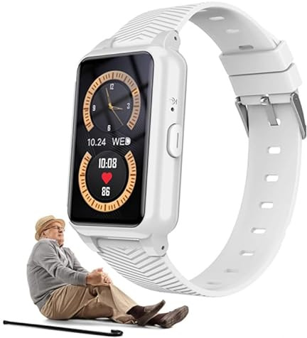 Reloj inteligente GPS para personas mayores con botón SOS, teléfono HD, recordatorio de caídas y recordatorios inteligentes para Alzheimer y demencia