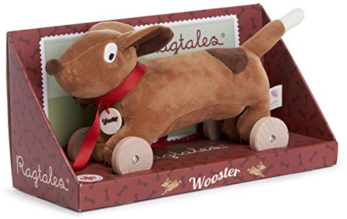 Ragtales Wooster Wooden Pull-Along Daschund Dog Soft Toy