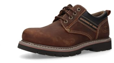 Dockers by Gerli Hombre Botines con Cordones, de Caballero Zapatos con Cordones,Botas Cortas,Botas con Cordones,Cafe,41 EU / 7.5 UK