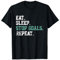 Goalie Spieler Torhüter Mädchen Eishockey Tormann Handball T-Shirt