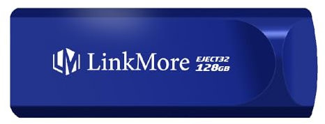 LinkMore EJECT32 128GB USB 3.2 Flash Drive, velocità di lettura fino a 100MB/s, design retrattile Thumb Drive, Pen Drive Memoria Stick Flash Drive Thumb Drive per PC, Laptop