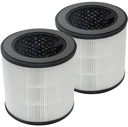 PUREBURG Replacement Filter Compatible with Philips 800 Series Air Purifier AC0820 AC0830 AC0850,FY0293/30 & FY0194/30,2-Pack H13 HEPA Activated Carbon 2-in-1