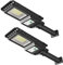 LEKIA Lampadaire Solaire Exterieur Puissante, 156 LED 2000 Lumens Lampe Solaire Exterieur à Détecteur de Mouvement, Étanche Projecteur Lumiere Solaires Exterieur Murale pour Cour, Clôture, Jardin