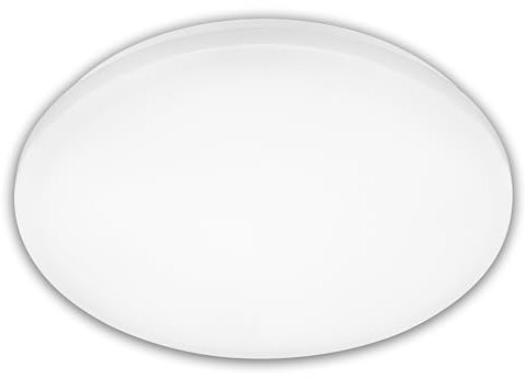 BRILONER - LED Deckenleuchte Effizienzklasse A, neutralweiß Lichtfarbe, 12W, 2520lm, 50.000h Licht, LED Lampe, Deckenlampe, Wohnzimmerlampe, Küchenlampe, Deckenbeleuchtung, Flurlampe, 38 cm, Weiß