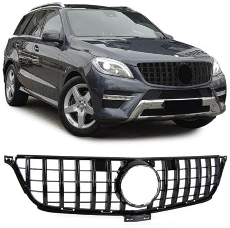Calandre noire compatible avec Mercedes ML W166 jusqu'à 2015 Sport-Panamericana GT