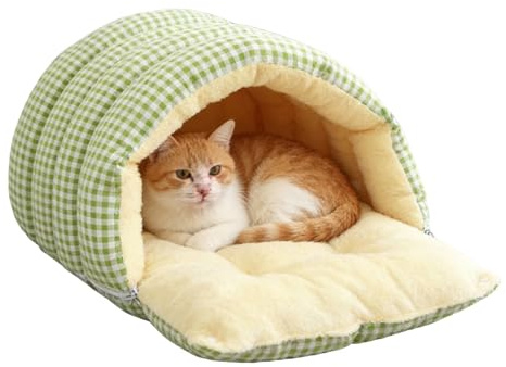 Generisch Saco de Dormir para Gatos - Camas cálidas para Dormir, Lugar de Descanso para Gatos, para Invierno, Interior y Exterior, Viajes, hogar, Dormitorio, salón, apartamento, jardín