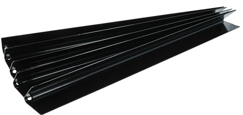 vhbw 5 x aromskenor kompatibla med Weber Spirit E-210NG, E-210 gasgrill, grill – porslin emaljerat stål, 54,5 cm längd