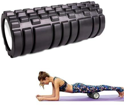 Foam Roller Massager för terapi och muskelmassage. Pilates och Yoga roller. Fitness Foam Roller. Skumcylinder för smärtlindring och träning på gymmet och hemma.