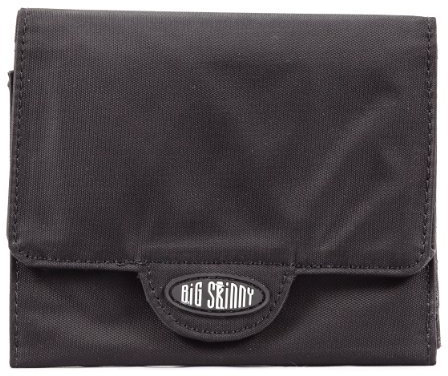 Big Skinny Women's Trixie Tri-Fold Slim Wallet, Holds Up to 30 Cards, Black
