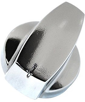Belling Oven Cooker/Hob Gas Control Knob (Silver/Chrome)