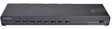 8 Way Speaker Switch Selector | An Audio Splitter Switcher Box For Up To 8 Stereo Pairs of speakers from a Single Amplifier | 140W Max Per Channel and Designed for 4 to 16 Ohm Speakers