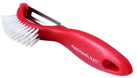 Rachael Ray Tools & Gadgets Veg-A-Peel 3-In-1 Tool, Red