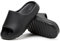 Rumkok Zapatillas Mujer Hombre Sandalias Almohada Diapositivas Zapatillas Verano Casual Playa Pantuflas on Cloud Ducha Baño Chancletas Verano Zapatillas Playa Zapatos, Negro, 42 RU