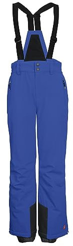 killtec Jungen Skihose/Funktionshose mit Latz, Kantenschutz und Schneefang KSW 148 BYS SKI PNTS, blau, 128, 41184-000