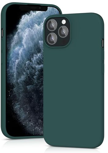 YATWIN für iPhone 11 Pro Max Hülle, Premium Silikon Handyhülle mit Kameraschutz, Seidig-Weicher Berühren Ultra Dünne Stoßfeste Kratzfeste Schutzhülle, Grün