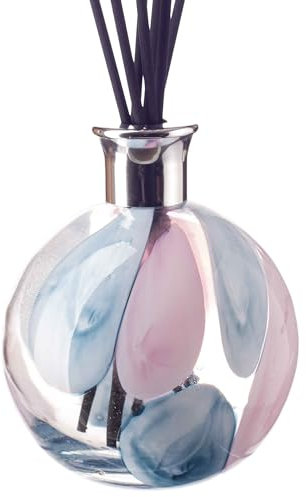 Reed Diffuser Large Sphere in Clear, Pink and Blue (Cotton Candy)