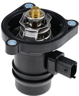 LEVANLIGHT Thermostat # Seal Housing Replacement Compatible With Vauxhall Corsa D E Astra J 1.2 1.4 1338029#1338261#55561629#55579011#55593033 Car Thermostat