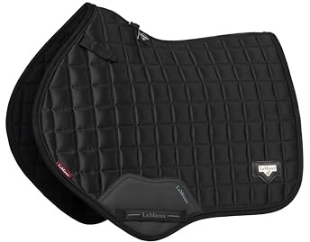 LeMieux Close Contact Saddle Pad - Saddle Pads for Horses - Equestrian Riding Equipment and Accessories - Black - Large