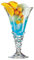 Batania 6er Set Eisbecher/Eisschalen Palmier | 370 ml | Ideal für Desserts, Eiscreme und mehr | Stilvolles Design für jeden Anlass