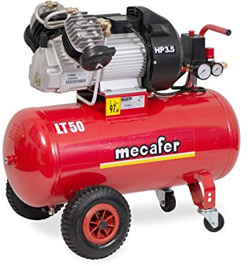 Mecafer 425136 Compresseur 50 L 3,5 hp Coaxial V