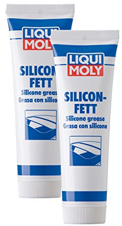 2x LIQUI MOLY 3312 Silicon-Fett transparent Silikonfett Paste Schmiermittel 100g