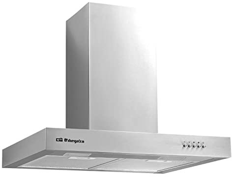 Orbegozo DS 56170 B IN – Campana extractora, 70 cm, chimenea ajustable, extracción 647 m3/h, 3 niveles de potencia, 190 W