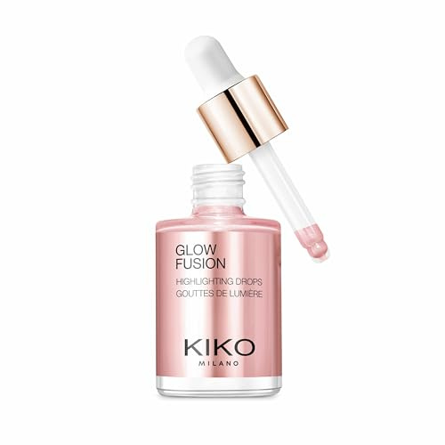 KIKO Milano Glow Fusion Highlighting Drops 01 | Liquid face highlighter with a metallic finish