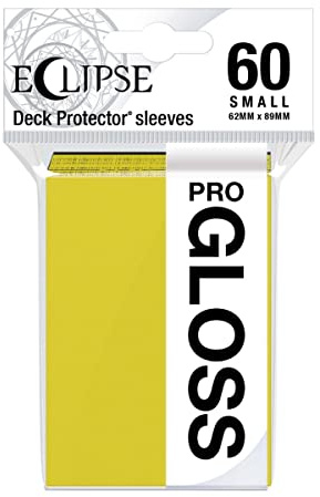 Eclipse PRO Gloss Small Sleeves: Lemon Yellow (60)