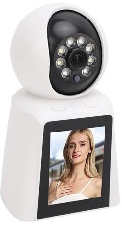 Bewinner Telecamera Sicurezza Casa Domestica Intelligente 3 MP HD 1080P con Audio Bidirezionale e Controllo APP per Sorveglianza Interna