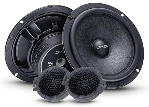Option högtalarsystem kompatibelt med FIAT Ulysse – Plug & Play högtalarset, 2-vägs komponenter, 70 watt RMS, 3 ohm, 90 dB