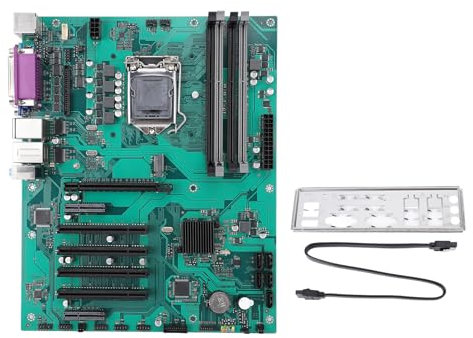 Yanmis IND-B85 Industrial Motherboard, DDR3 Memory LGA 1150 4 5 Gen CPU Serial ATA3.0x5 VGA HDMI PCIE3.0X16 COM LPT Interfaces ATX Mainboard