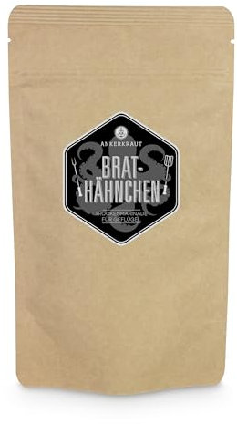 Ankerkraut Brathähnchen, Marinade, Gewürzsalz für knuspriges Hähnchen, leckeres Chicken vom Grill oder aus dem Ofen, 250 g im aromadichten Beutel